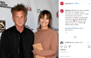 Sean Penn married via zoom with the young actress Leila George
