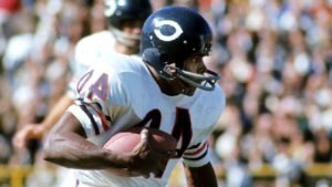 At 34 years of age, Gale Sayers became the youngest member of the Hall of Fame. Getty Images