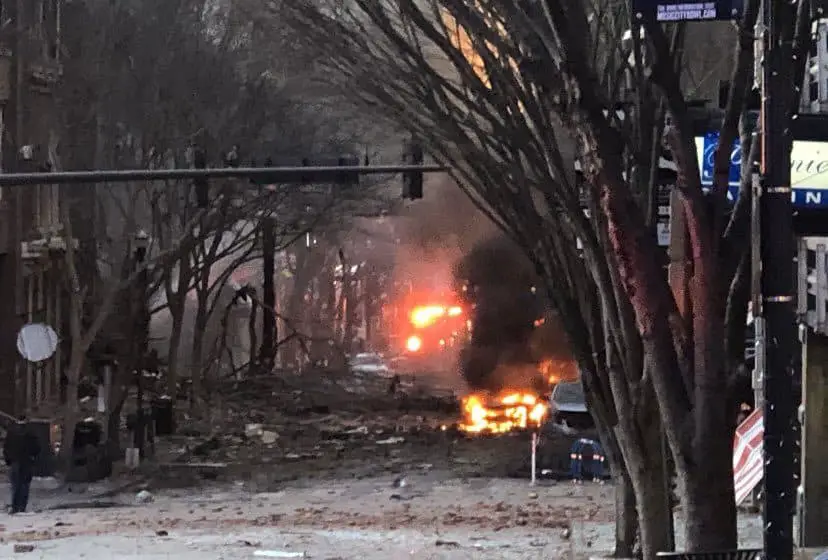 explodes in Nashville