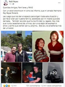 Ray Reyes Dies