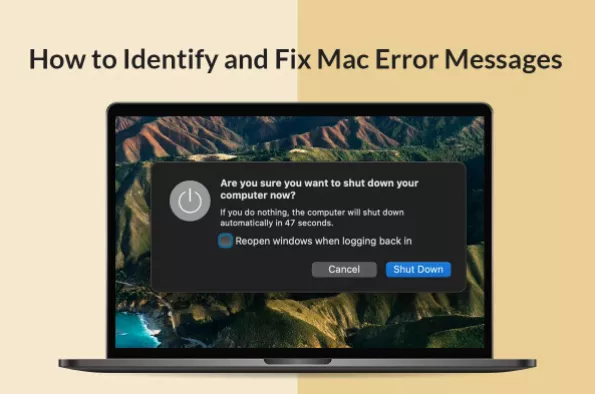 Fix Mac Error Messages
