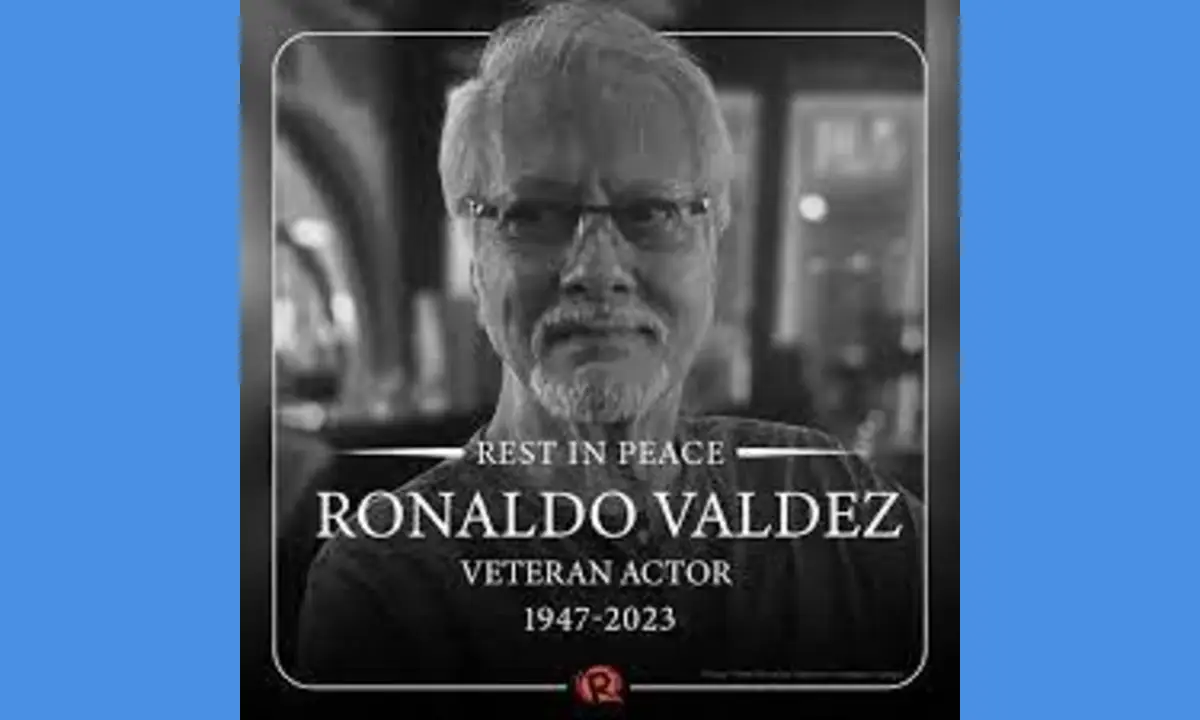 Ronaldo Valdez Dead