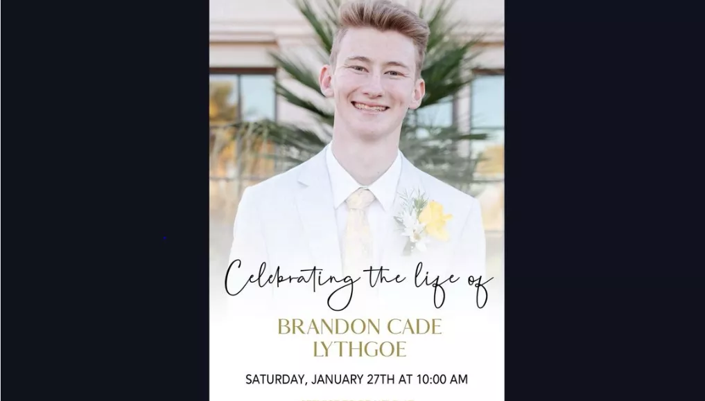 Brandon Lythgoe Dead